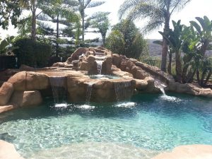 rock slides for pools Los Angeles